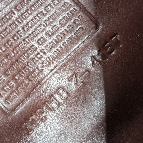 Coach Vintage Mahogany Brown Leather Purse - Picture 10 of 15